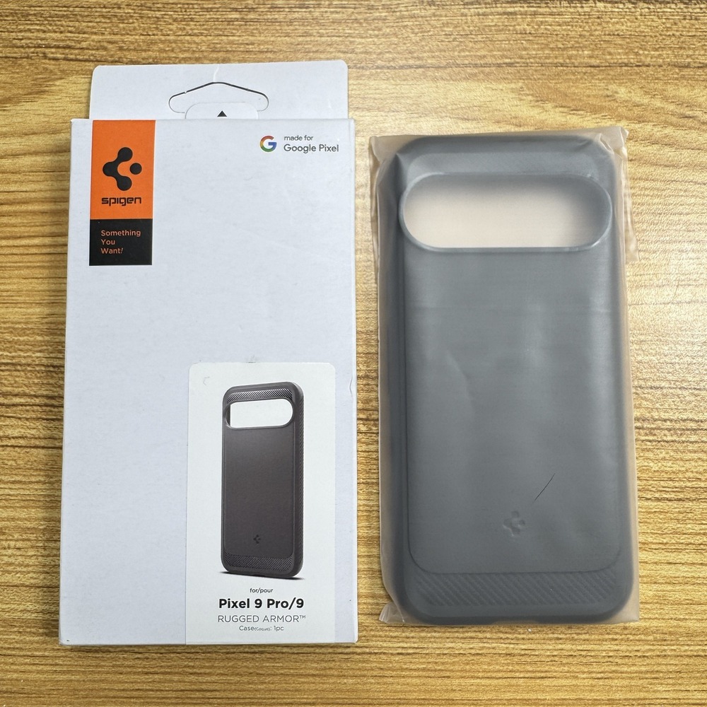 Spigen Google Pixel 9 / Pro [Rugged Armor]‎ Phone Case Marble Gray ACS07783